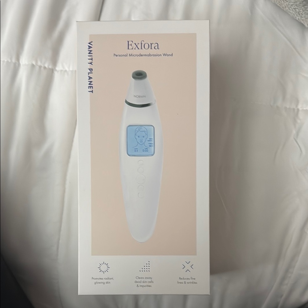 Vanity Planet Exfora Microdermabrasion Wand - White
